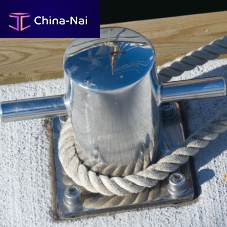 Marina mooring bollard for dockscross