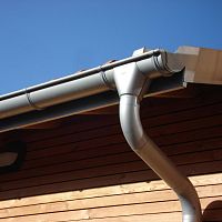 Zinc-titanium roof gutter GRANUM semicircularmaintenance-free