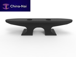 Flat mooring cleat 300100for docksstainless steel