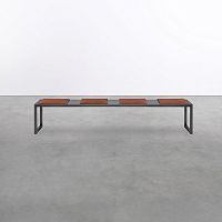 Contemporary bench on_01steelwithout backrestwithout armrests