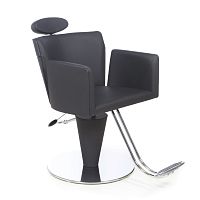 Contemporary beauty salon chair AIDA MAKE UPsynthetic leatherbentwoodwith hydraulic pump
