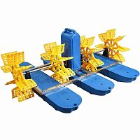 Paddle wheel aerator for wastewater treatmentfloatinghigh-efficiency