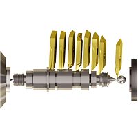 Carbide turning insert J seriesfor stainless steel