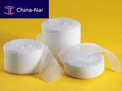Cotton gauze bandage absorbant