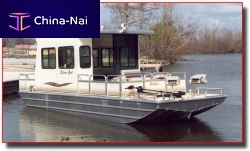 Inboard houseboat 26 Cabin Bargealuminum
