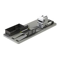 Truck wheel washing system 3.6Mramp
