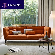 Chesterfield sofa Huskfabricblackgray