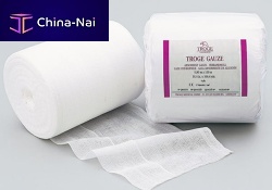 Cotton gauze bandage absorbant