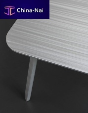 Contemporary table KARaluminumrectangular
