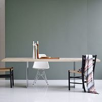 Contemporary table DK3_3oakwalnutMDF