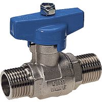 Ball valve 217696manualmalenickel-plated brass