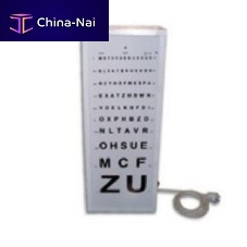 Illuminated eye chart
