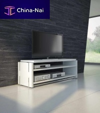 Contemporary TV cabinet CHARISMA 7/8hi-fiwoodenwhite