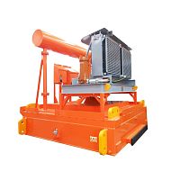 Electromagnetic separator Force-Cooled particlemetalwaste