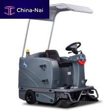 Ride-on sweeper iS1100L+battery-powereddustwith two brushes