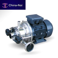 Centrifugal pump for dairy productswith electric motorstationary