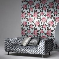 Upholstery fabric SPOT ON WAVESwallpatternedpolyester