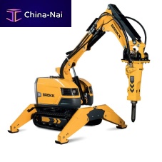 Remote-controlled demolition robot BROKK 200for the nuclear industrycompact