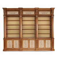 Free-standing bookcase L8.03classicfor officewooden