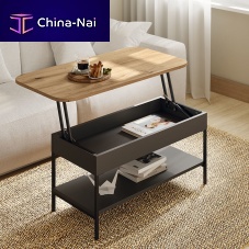 Contemporary coffee table Uplacquered MDFmelaminemetal base