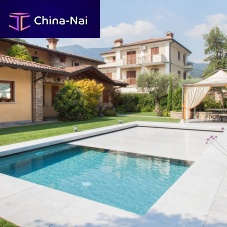 Slatted swimming pool cover TP-1automaticsecurity