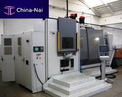 3-axis CNC milling machine TSP 1verticalHSK-100-Awith integrated pallet changer