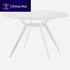 Contemporary table BIPLANE / 402 wood veneerlacquered MDFmarble