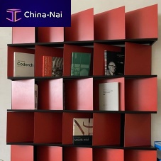 Wall-mounted shelf FLAPcontemporaryaluminumsheet steel