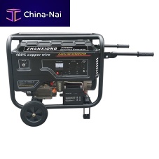Gasoline engine power generator ZX6500single-phaseon casters60 Hz