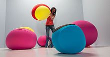 Contemporary pouf SPHEREfabricinflatable