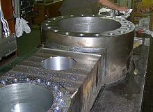 Hydraulic cylinder welded
