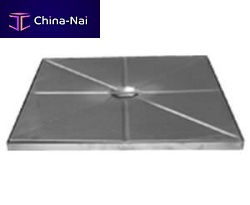 Galvanised steel manhole cover LIGHT TRAFFICsquare