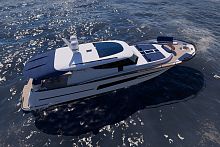 Cruising motor yacht 70hard-topIPS3-cabin
