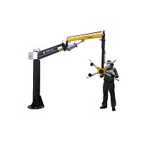 Pneumatic manipulator arm LiftCENT 100-R3,5-P-Swith gripping toolwith clamping systemvacuum