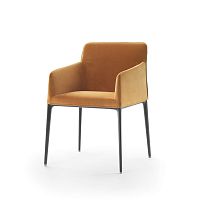 Contemporary chair ZETELindoorfabricleather