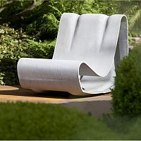 Contemporary garden chair LOOPoutdoorfiber cementcommercial