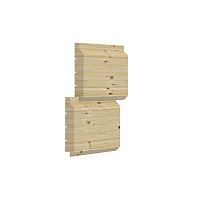 Strip cladding WEATHERBOARDglue-laminated woodsmooth