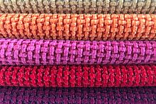 Seat cover fabric for aircraft upholstery woolpatterned