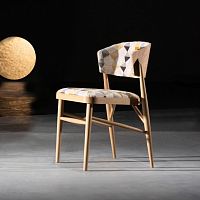 Contemporary chair ARTEindoorfabricoak