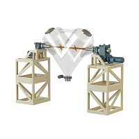 Rotary drum mixer V SHAPEVbatchpowder