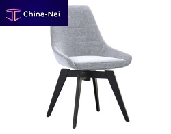 Contemporary chair OSLOindoorfabriclacquered metal steel base