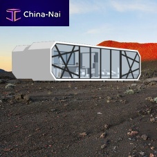 Prefab micro-house SLIDES S-44contemporarysteelaluminum
