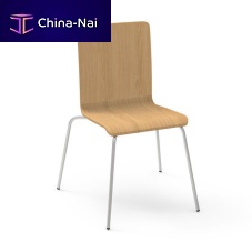 Contemporary chair RETA.Sin fire-retardant fabricwoodenbeech