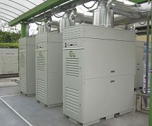 Gas engine cogeneration plant 43 - 81 kVAbiogas