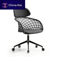 Contemporary office armchair P47 DPA TS-CUfabricleathermetal