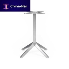 Aluminum table base Prisma 48contemporary4-leg