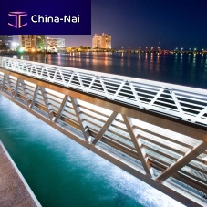 Marina gangway manualextruded aluminumwith handrails