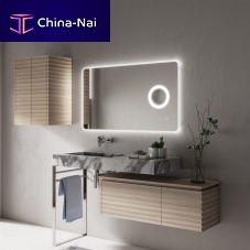 Wall-mounted bathroom mirror ETNA XL PLUSfor hotelfor hotel roomsfor public washroom