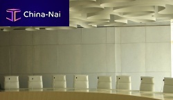 False ceiling acoustic panel SONOGAMMAaluminumrectangularfor interior