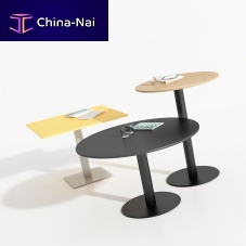 Contemporary bistro table BDwoodenmetal baseround